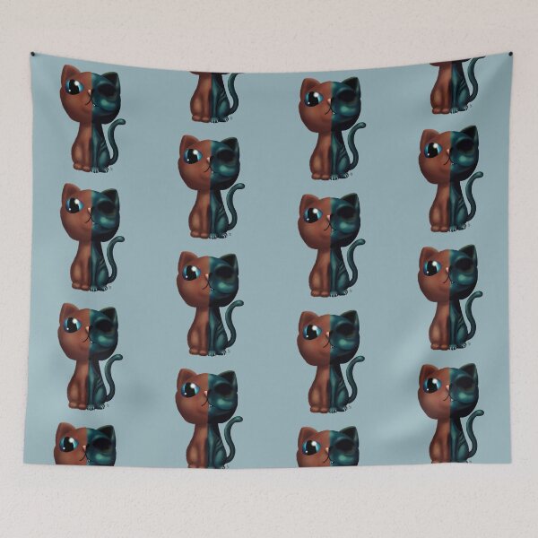 Item preview, Cute Cat Version of Hel – Mythical Norse Goddess Illustration designed and sold by AnneOther.
