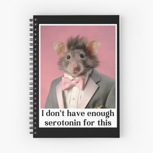 Item preview, I Don't Have Enough Serotonin For This Sad Mouse designed and sold by RockFireMerch.