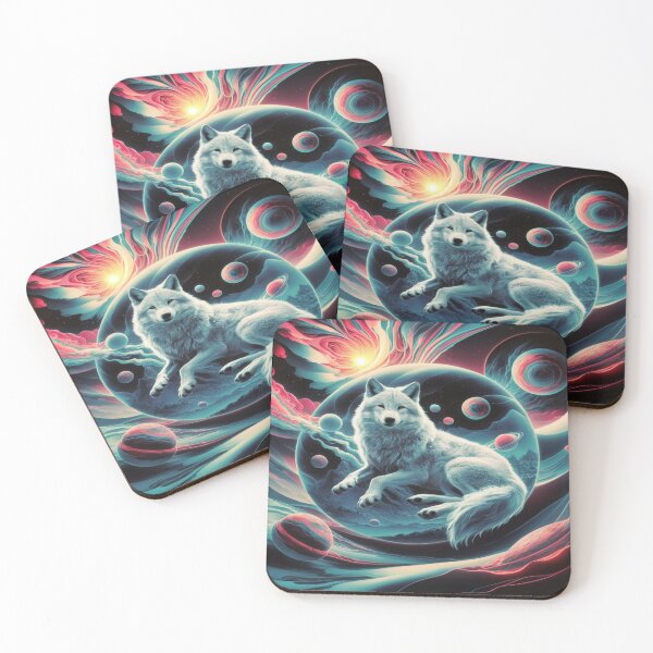 Item preview, Le Loup Cosmique designed and sold by Collection de trésors .