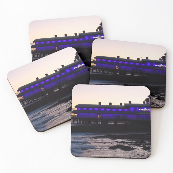 Item preview, Incoming Wave - Felixstowe Pier- Purple designed and sold by wiggyofipswich.