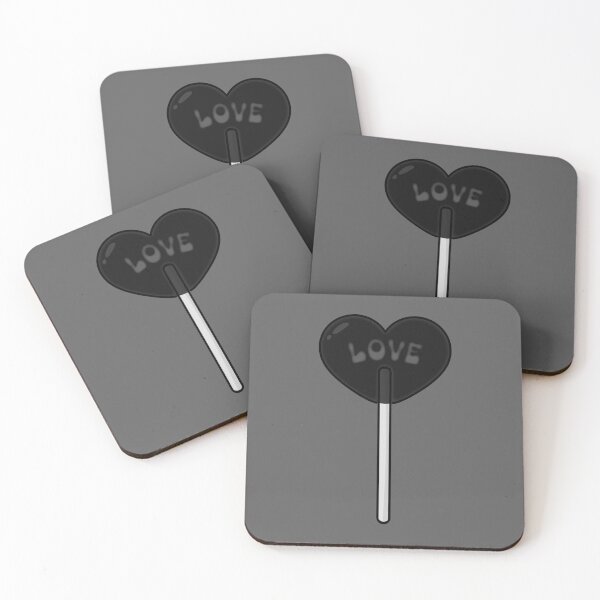 Item preview, Heart Love Black Lollipop  designed and sold by sasyall.