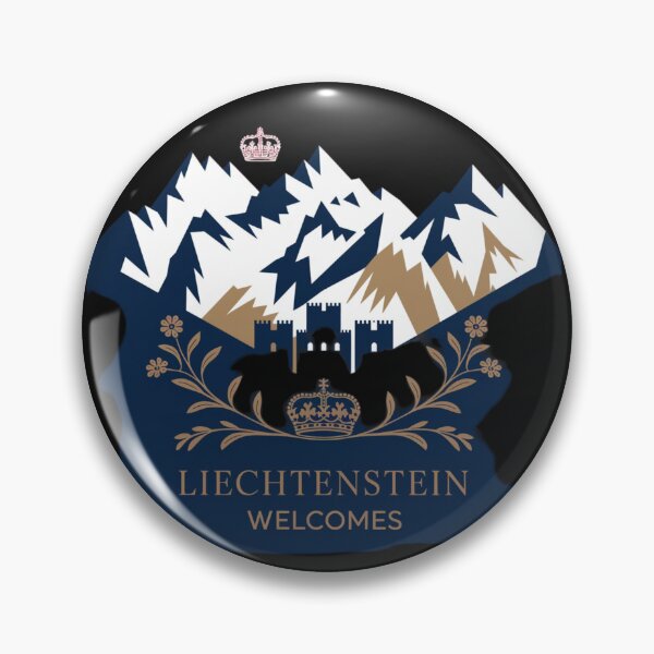Item preview, Liechtenstein Welcomes Flag Map Vaduz, Alps designed and sold by AnimalsDH305.