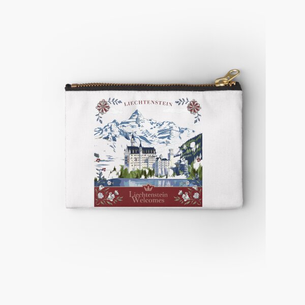 Item preview, Liechtenstein Welcomes Flag Map Vaduz, Alps designed and sold by AnimalsDH305.