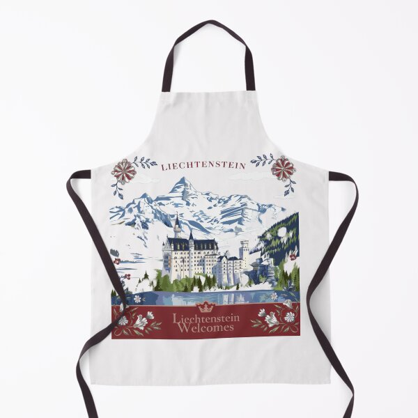 Item preview, Liechtenstein Welcomes Flag Map Vaduz, Alps designed and sold by AnimalsDH305.