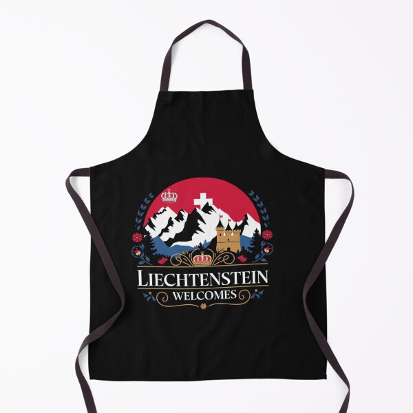 Item preview, Liechtenstein Welcomes Flag Map Vaduz, Alps designed and sold by AnimalsDH305.