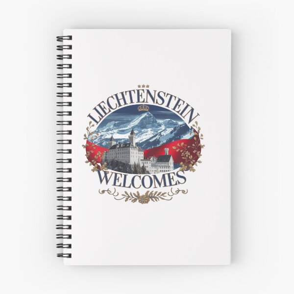 Item preview, Liechtenstein Welcomes Flag Map Vaduz,  Alps designed and sold by AnimalsDH305.