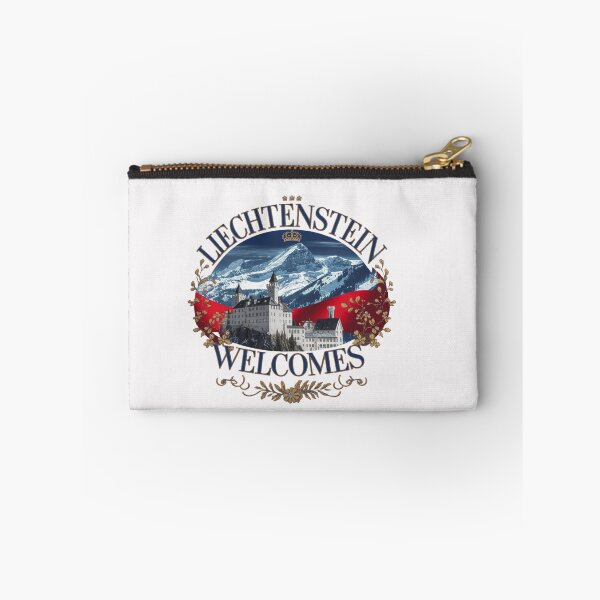 Item preview, Liechtenstein Welcomes Flag Map Vaduz,  Alps designed and sold by AnimalsDH305.
