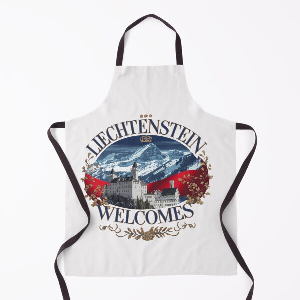 Item preview, Liechtenstein Welcomes Flag Map Vaduz, Alps designed and sold by AnimalsDH305.