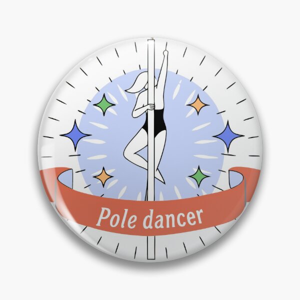 Item preview, Abstract Illustration of a Pole Dancer with Radiating Background designed and sold by Creative88Art.