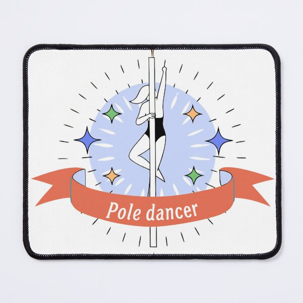 Item preview, Abstract Illustration of a Pole Dancer with Radiating Background designed and sold by Creative88Art.