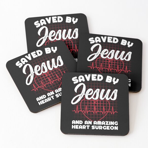 Item preview, Saved By Jesus And An Amazing Heart Surgeon Cardiac designed and sold by Dressed For  Duty.