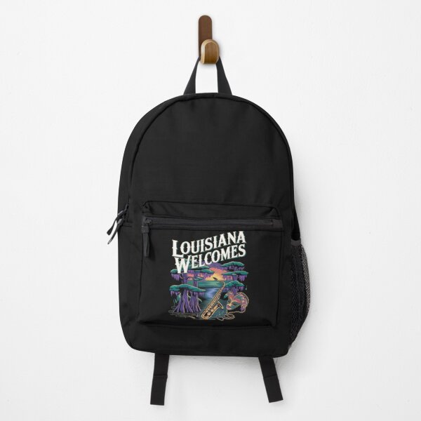 Item preview, Louisiana Welcomes Flag Map New Orleans, designed and sold by AnimalsDH305.