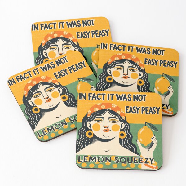 Item preview, Easy peasy lemon squeezy designed and sold by Itouchedabee.