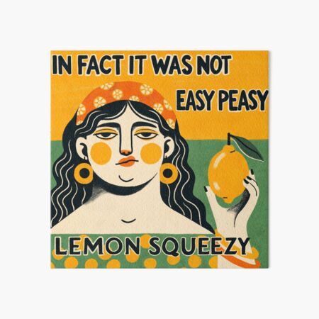 Artikel-Vorschau von Easy peasy lemon squeezy, designt und verkauft von Itouchedabee.