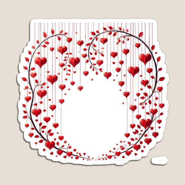 Item preview, Red heart-shaped tree branches designed and sold by KwangCB.