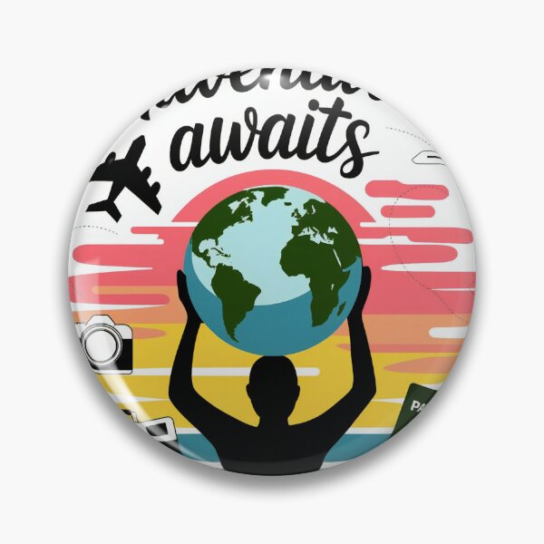 Item preview, Travel Themed Design with Silhouette and Sunset Background designed and sold by Creative88Art.