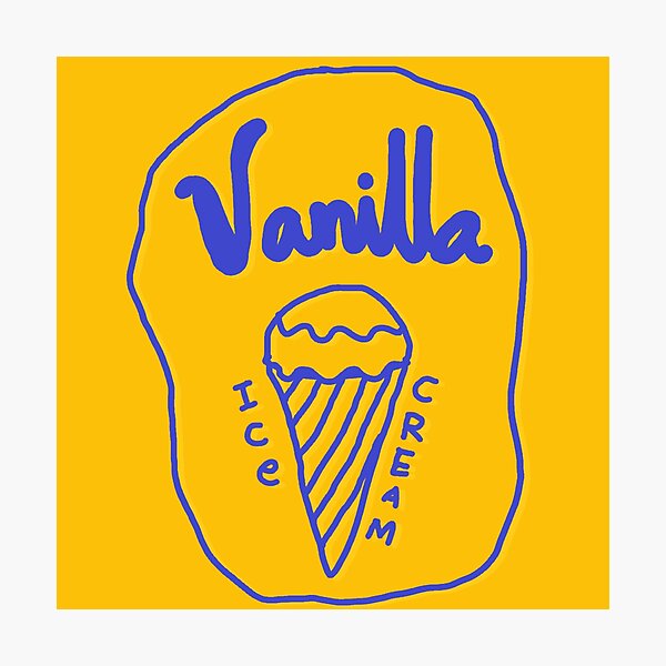 Item preview, vanilla ice cream designed and sold by zzzozzo.