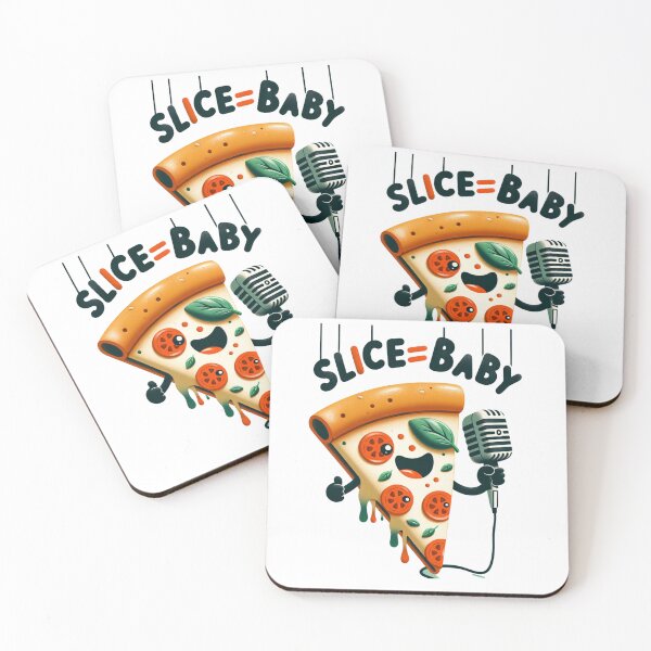 Item preview, Funny Pizza Slice Slice Baby Design designed and sold by ClothingByLenni.