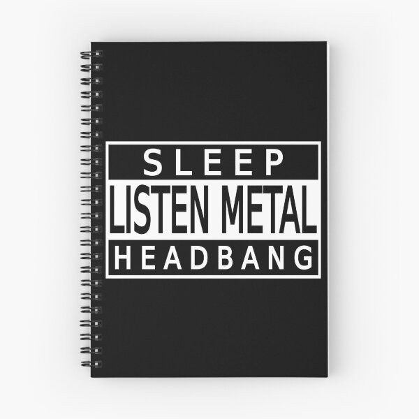 Item preview, Dormir, escuchar metal, headbang, designed and sold by Dziabacz13.
