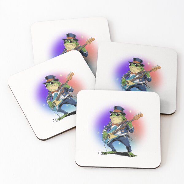 Item preview, Frog plays the guitar, Bass guitar, Musician , Guitar Teacher, Music Lover, Guitar Player, Guitar Student designed and sold by KolorellaS.