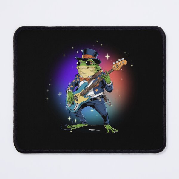 Item preview, Frog plays the guitar, Bass guitar, Musician , Guitar Teacher, Music Lover, Guitar Player, Guitar Student designed and sold by KolorellaS.