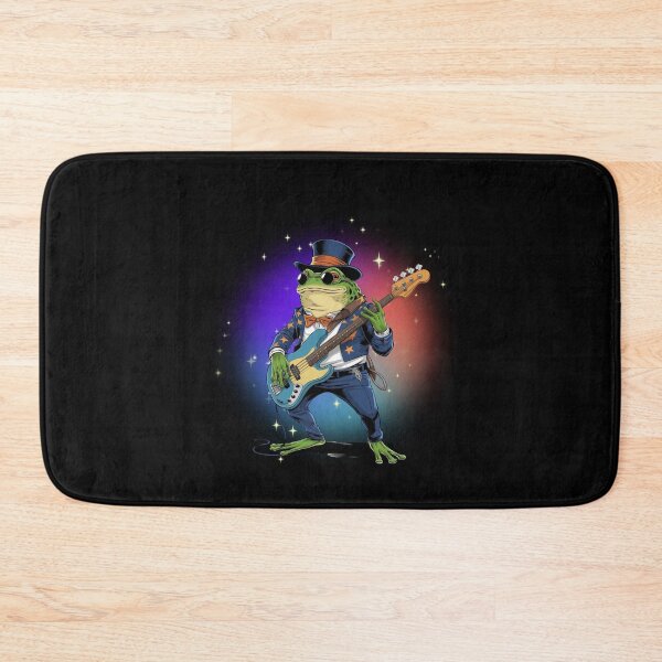 Item preview, Frog plays the guitar, Bass guitar, Musician , Guitar Teacher, Music Lover, Guitar Player, Guitar Student designed and sold by KolorellaS.