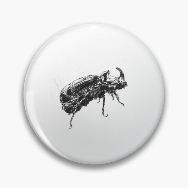 Item preview, Detailed Rhino Beetle  designed and sold by earthchildgrace.