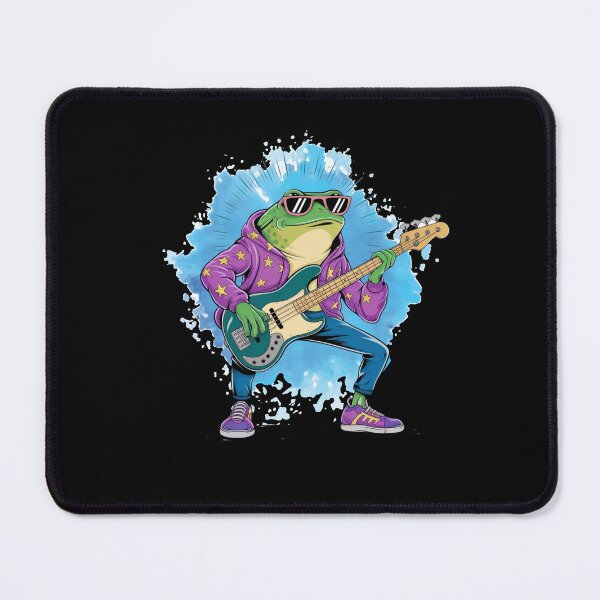 Item preview, Frog plays the guitar, Bass guitar, Musician , Guitar teacher, Music lover, Guitar player designed and sold by KolorellaS.