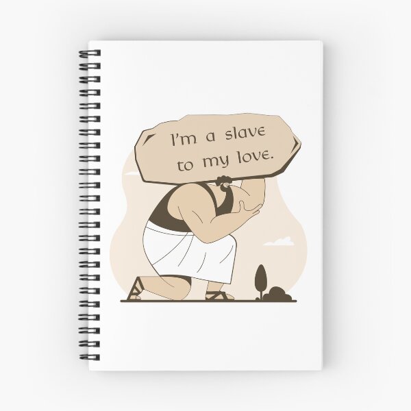 Item preview, I am a slave to my love. designed and sold by GregorySmithRed.