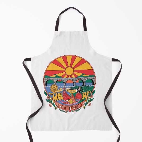 Item preview, Macedonia Welcomes Flag Map Skopje, Lake Ohrid designed and sold by AnimalsDH305.