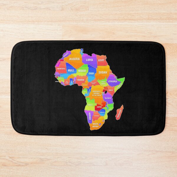 Item preview, Colorful Map Of Africa designed and sold by MooonTees.