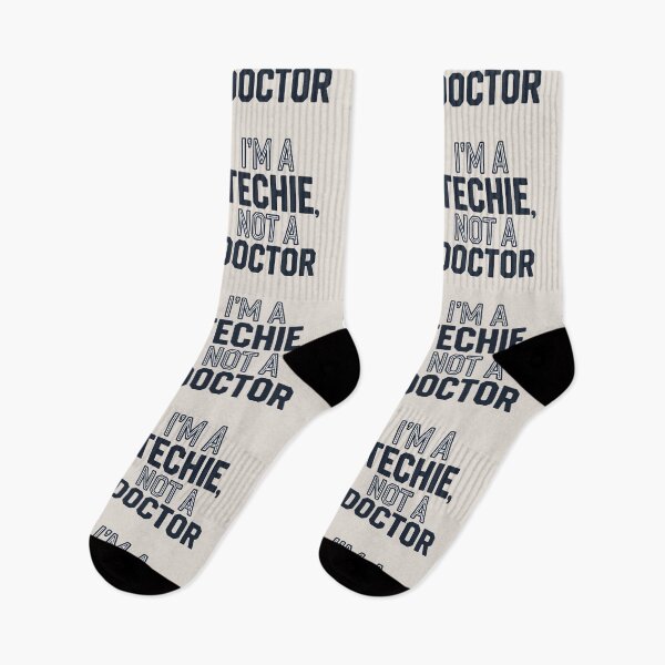 Item preview, I am a techie not a doctor funny texts designed and sold by Newhyperion.