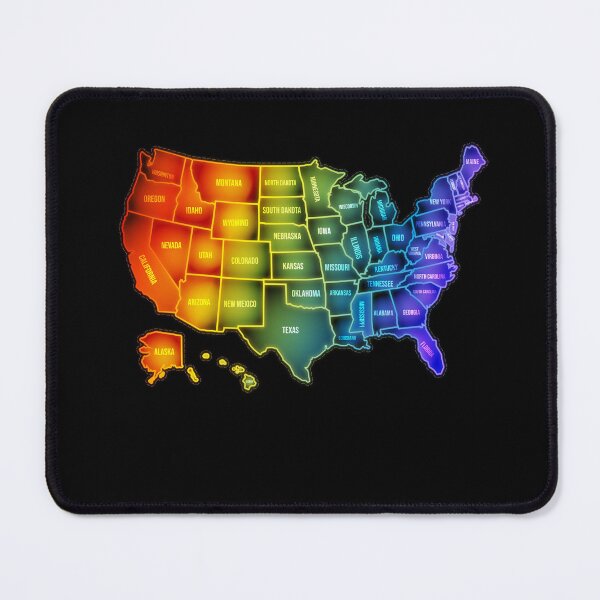 Item preview, Colorful Map Of America designed and sold by MooonTees.
