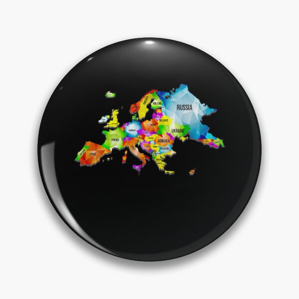 Item preview, Colorful Map Of Europe designed and sold by MooonTees.