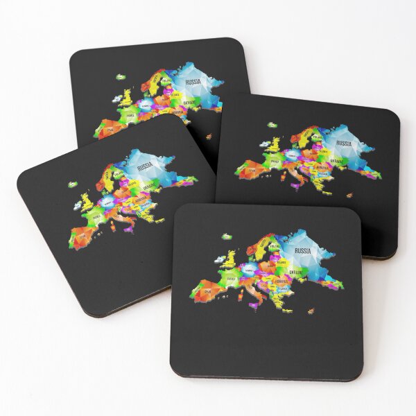 Item preview, Colorful Map Of Europe designed and sold by MooonTees.