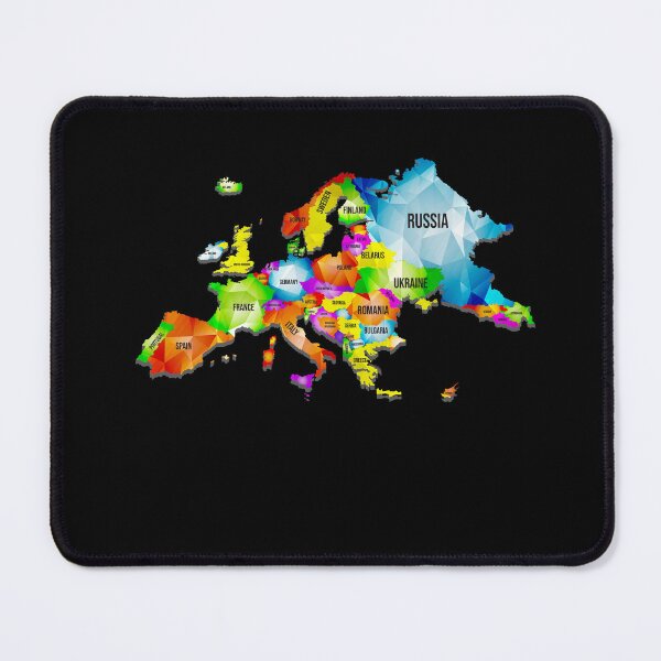 Item preview, Colorful Map Of Europe designed and sold by MooonTees.