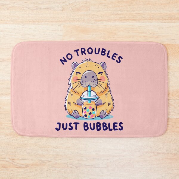 Item preview, No Troubles Just Bubbles - Happy Cappy designed and sold by Itouchedabee.