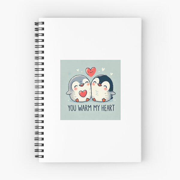 Item preview, You Warm My Heart Penguins designed and sold by carries-anatomy.