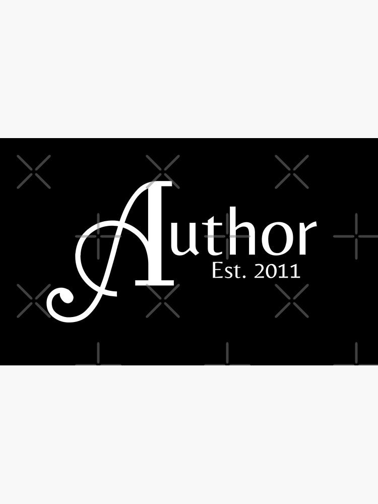Thumbnail 6 of 6, Coffee Mug, "Author Est. 2011" - White designed and sold by RockWinterRec.