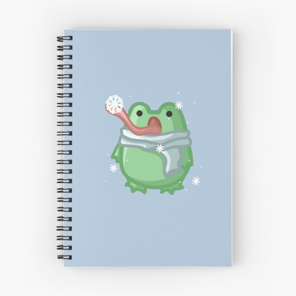 Aperçu de l'œuvre Grenouille attrapant un flocon de neige avec sa langue créée et vendue par FlowMinnow.