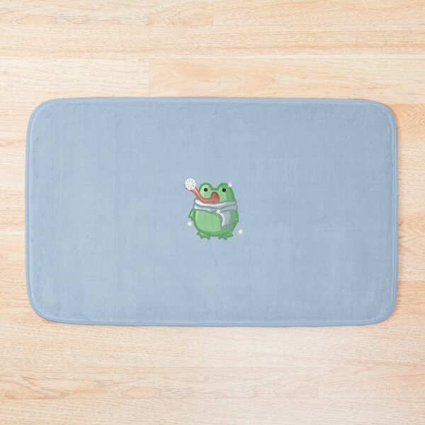 Item preview, Frog catching snow flake with tongue designed and sold by FlowMinnow.
