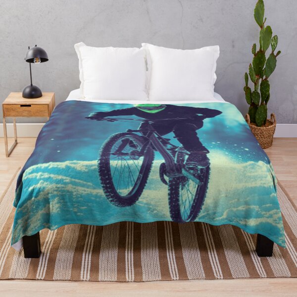 Item preview, MTB Shredder Racing Through the Snow designed and sold by GrizzlyCollective.