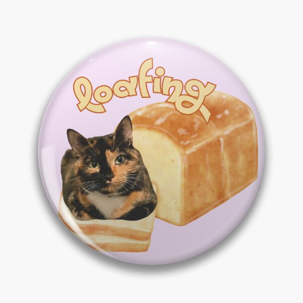 Item preview, Cute Cat Loaf Bread Loafing designed and sold by letsgroove.