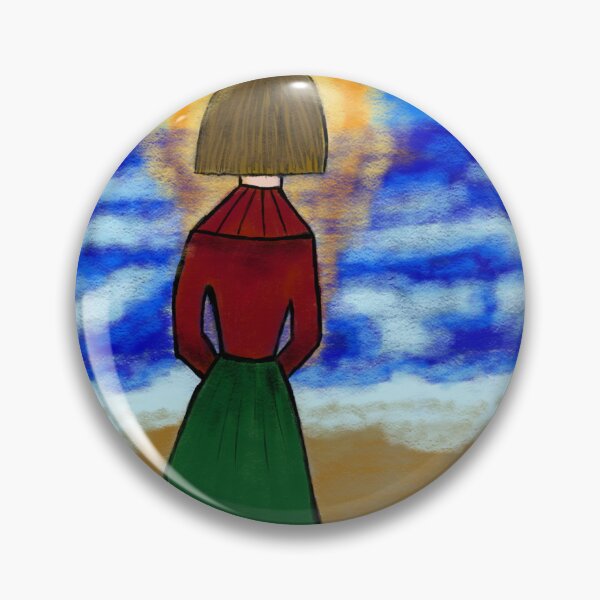 Item preview, Sunset, sea, sand, lady, women, skenery designed and sold by TamaraKTO.