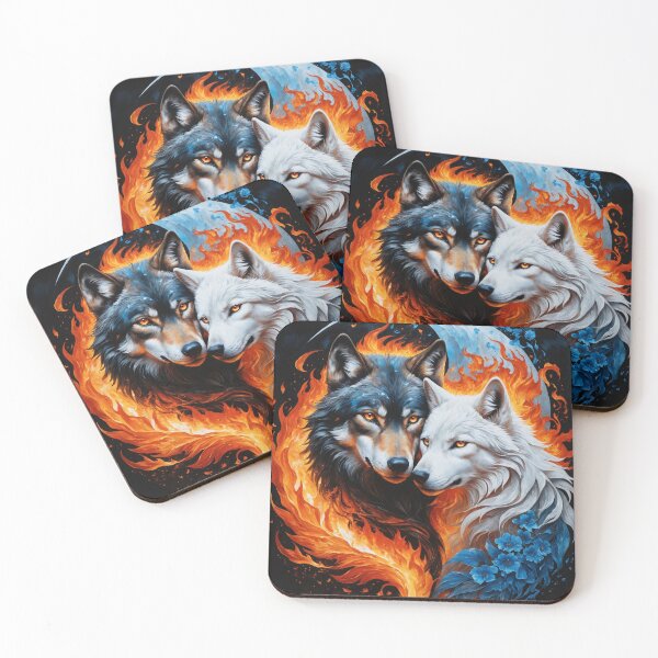 Item preview, Yin Yang Wolf designed and sold by PandorasWelt.