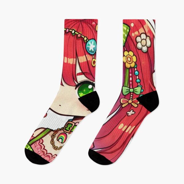 Item preview, Whimsical Anime Character with Colorful Accessories designed and sold by LoveingShop.