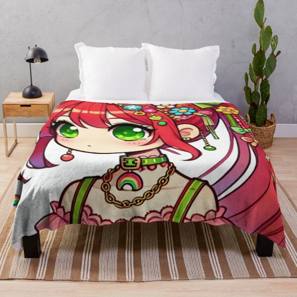 Item preview, Whimsical Anime Character with Colorful Accessories designed and sold by LoveingShop.