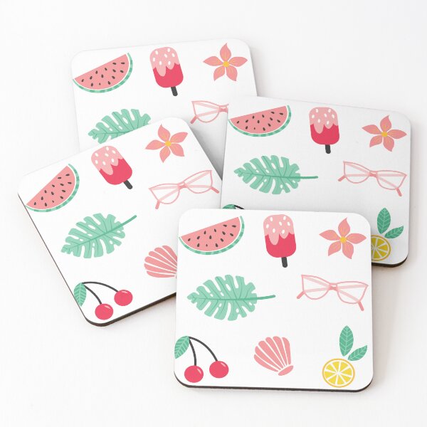 Item preview, Colourful Summer Aesthetic Illustrations designed and sold by chocolate e'claire.