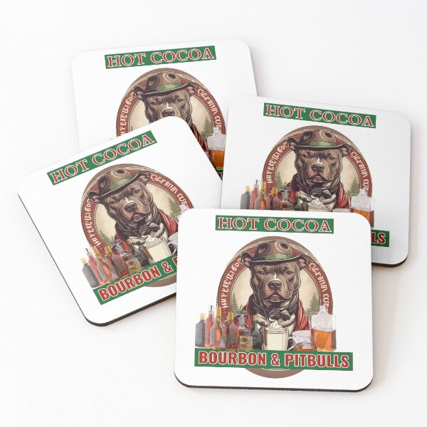Item preview, Hot Cocoa Bourbon and Pitbulls  designed and sold by KHustle.