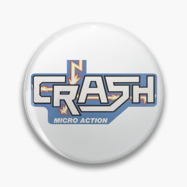 Artikelvorschau, CRASH ZX Spectrum Magazine - Retro-Gaming-Logo, Sinclair 80er entworfen und verkauft von schoolshoes.